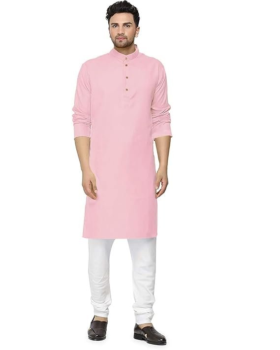 Fort Worth Cotton Traditional Men's Kurta Shirt- Pack of 2, Ethnic Indian Wear - Image 4